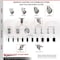 Service Caster 5 Inch 316SS Gray Poly Swivel 1-5/8 Inch Expanding Stem Caster Set Brake SCC SCC-SS316EX20S514-PPUB-TLB-158-4 - alternate 4